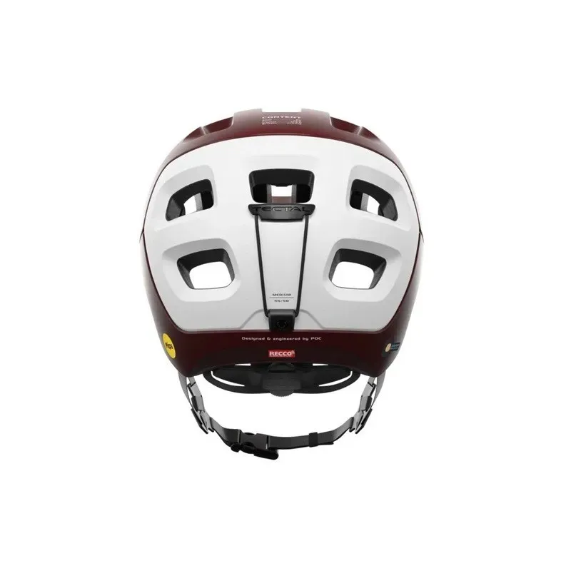 Kask rowerowy POC TECTAL RACE MIPS bordowo-biały M