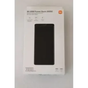 SALE OUT. Xiaomi Mi 50W Power Bank 20000 Xiaomi Power Bank 20000 mAh USB-C, USB A Black DEMO
