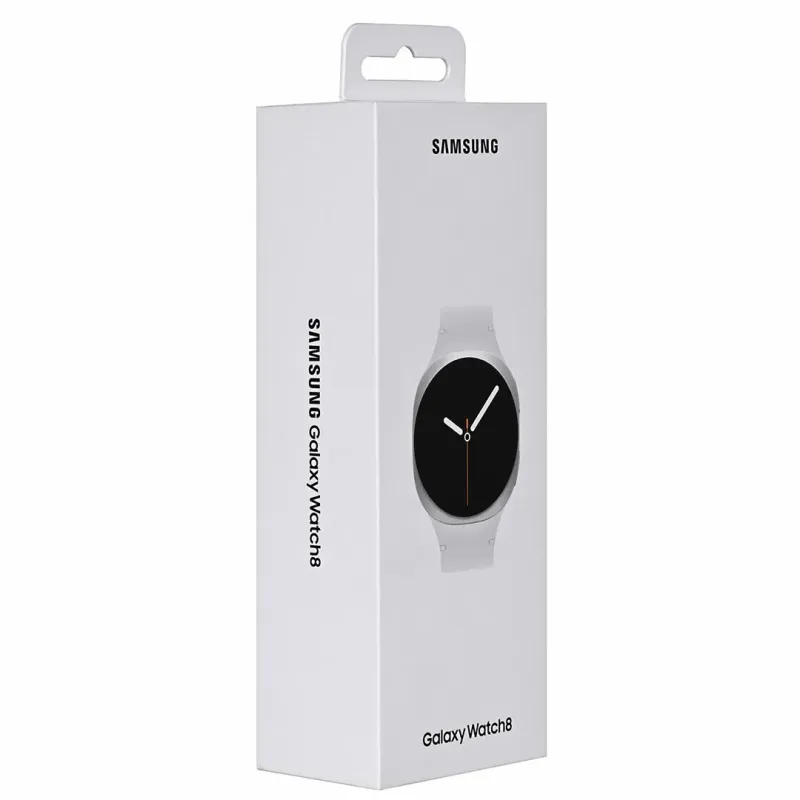 Samsung Galaxy Watch 8 3.81 cm (1.5&quot) AMOLED 44 mm Digital 480 x 480 pixels Touchscreen Silver Wi-Fi GPS