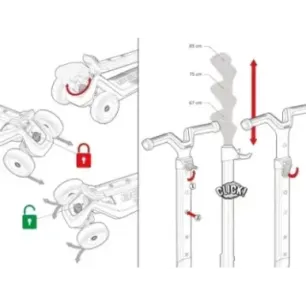 Самокат Berg Nexo, красный Самокат Berg Nexo, красный