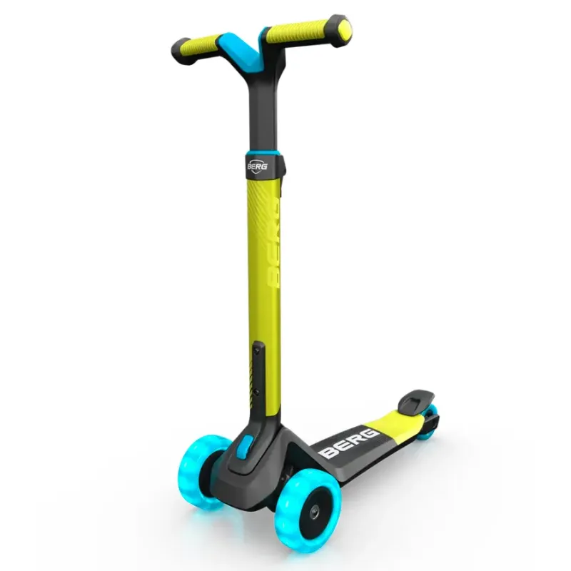 Самокат BERG Nexo LED – детский трёхколёсный самокат с LED колесами