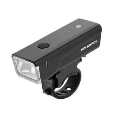 Rockbros Bike light + USB-C - USB-A cable 260 lm Black