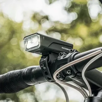 Rockbros Bike light + USB-C - USB-A cable 260 lm Black