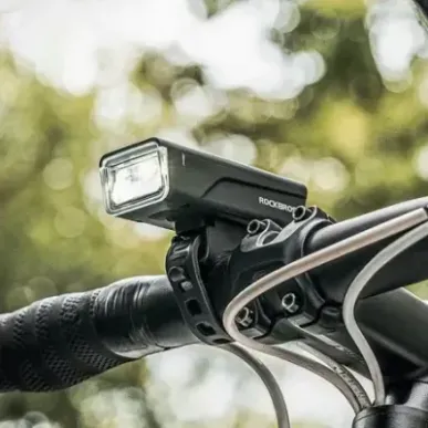 Rockbros Bike light + USB-C - USB-A cable 260 lm Black