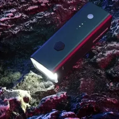 Rockbros Bike light + USB-C - USB-A cable 260 lm Black