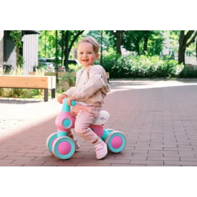 Четырехколесный беговел Croxer Alito Pink