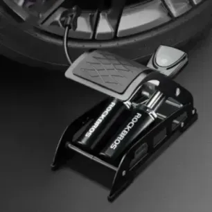 Rockbros 42430001001 black foot pump with display
