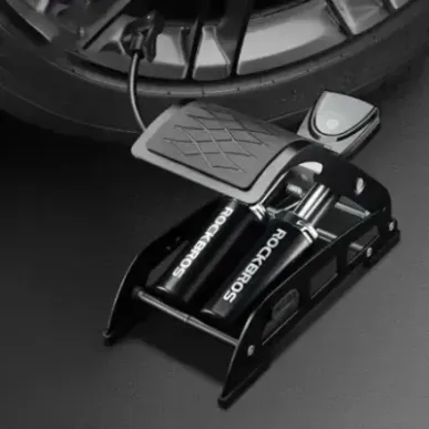 Rockbros 42430001001 black foot pump with display