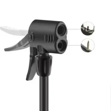 Rockbros 42610002001 Bicycle floor pump with pressure gauge Black