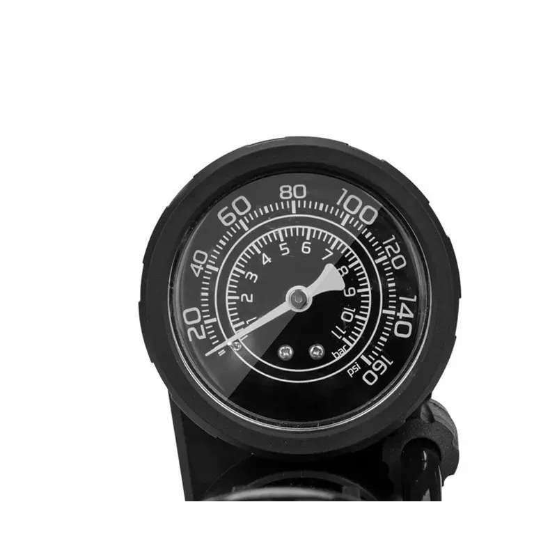 Rockbros 42610002001 Bicycle floor pump with pressure gauge Black