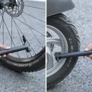 Rockbros 42520001001 Bicycle hand pump Black