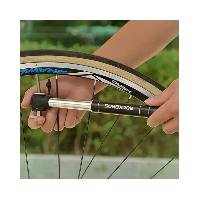 Rockbros JG-1040B Small bicycle pump Black