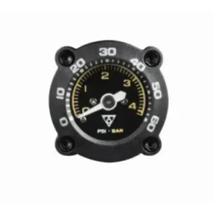 Hand pump Topeak Mountain DA G, dual action, manometer