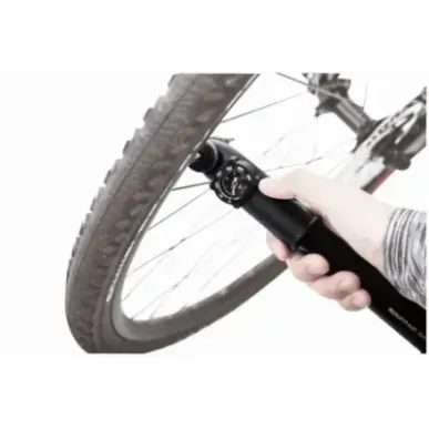 Hand pump Topeak Mountain DA G, dual action, manometer