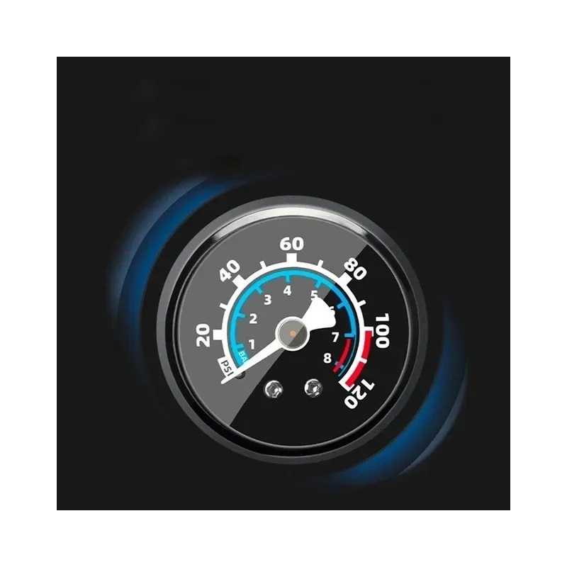 Rockbros 42310006001 Bicycle hand pump with pressure gauge Black