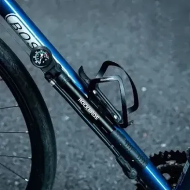 Rockbros 42310006001 Bicycle hand pump with pressure gauge Black