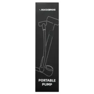 Rockbros 42310006001 Bicycle hand pump with pressure gauge Black