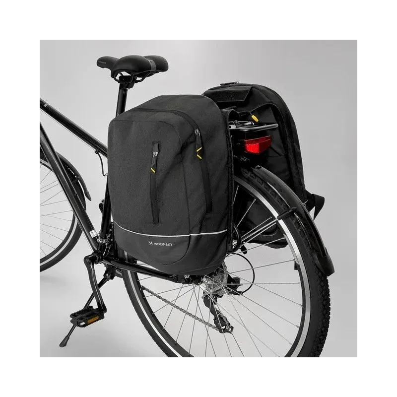 Wozinsky WBB30BK Bike bag/backpack for luggage rack 30l Black