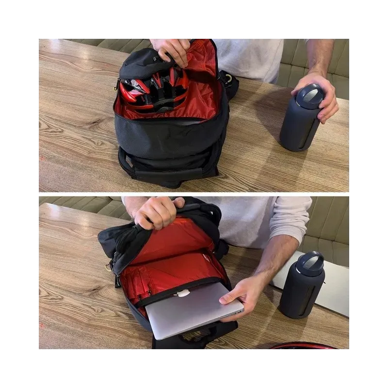 Wozinsky WBB30BK Bike bag/backpack for luggage rack 30l Black