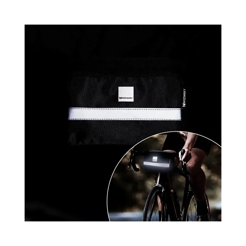 Wozinsky WBB12BK Handlebar bike bag + Phone case 2l Black