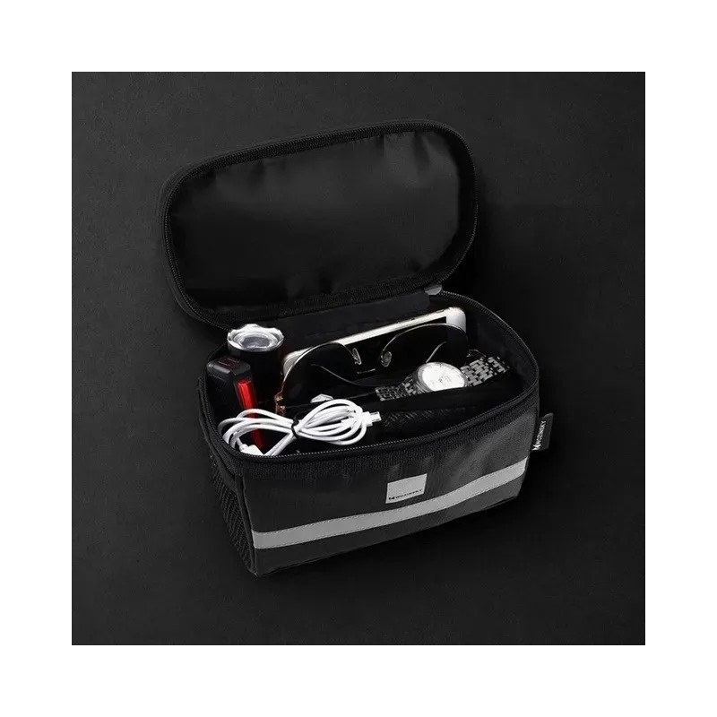 Wozinsky WBB12BK Handlebar bike bag + Phone case 2l Black