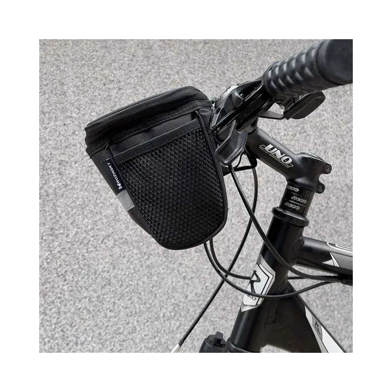 Wozinsky WBB12BK Handlebar bike bag + Phone case 2l Black