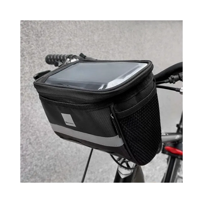 Wozinsky WBB12BK Handlebar bike bag + Phone case 2l Black