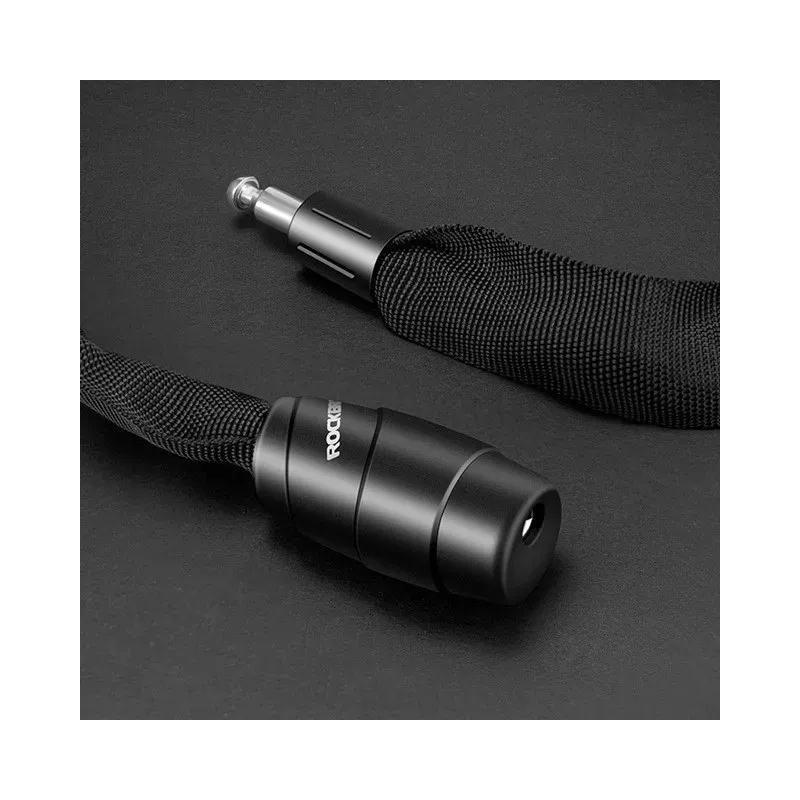 Rockbros Combination and key bike lock, 0.95 m, black