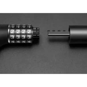 Rockbros Combination and key bike lock, 0.95 m, black