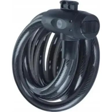 12 mm steel keyed bicycle cable - YCK0/12/200/2 Black