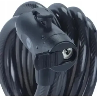 12 mm steel keyed bicycle cable - YCK0/12/200/2 Black