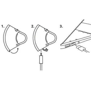 Lampka rowerowa BOOKMAN Curve Front Light 220lm