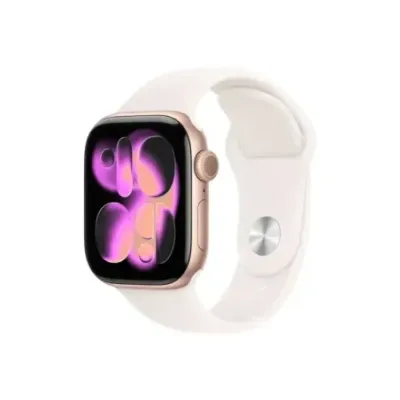 Apple Watch Series 11u00a0GPSu00a042mmu00a0Rose Gold Aluminium Case with Light Blush Sport Band - M/L
