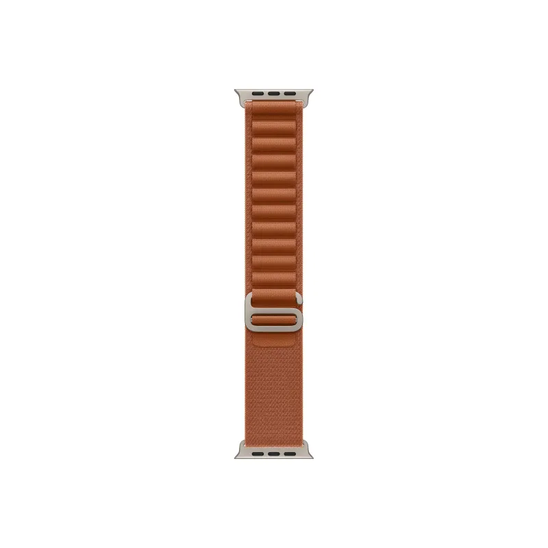 Apple 49mm Terra Cotta Alpineu00a0Loop -u00a0Small - Natural Titanium Finish
