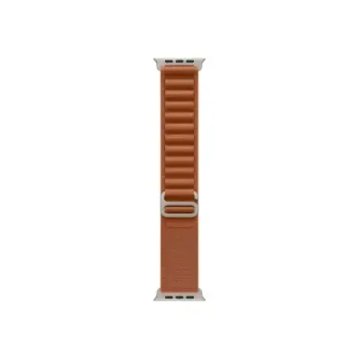 Apple 49mm Terra Cotta Alpineu00a0Loop -u00a0Small - Natural Titanium Finish