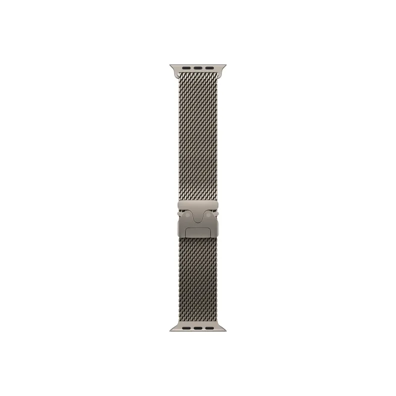 Apple 49mm Natural Titanium Milanese Loop - Large