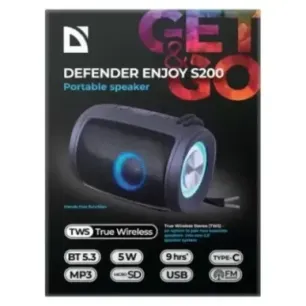 BLUETOOTH SPEAKER DEFENDER S200 5W BLACK
