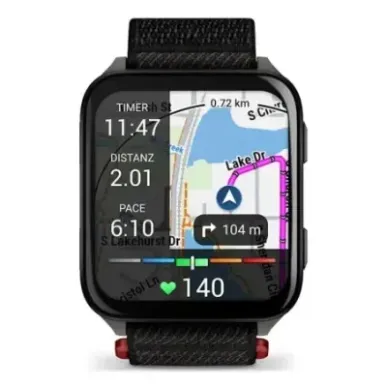 Garmin Venu X1 5.08 cm (2&quot) AMOLED Digital 448 x 486 pixels Touchscreen Black Wi-Fi GPS (satellite)