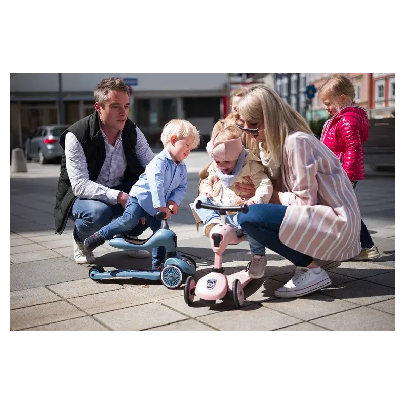 2-in-1 Kolmerattaline tõukeratas Scoot And Ride Highwaykick 1 Roosa värvi - kiire tarne! 2-in-1 Kolmerattaline tõukeratas Scoot And Ride Highwaykick 1 Roosa värvi - kiire tarne!