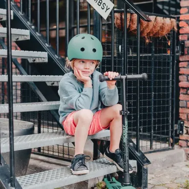 Шлем Scoot And Ride Helmet Зеленый - В наличии!