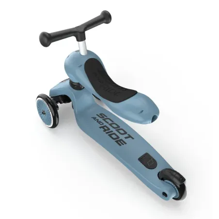 2-in-1 Scoot And Ride Highwaykick 1 Steel Kolmerattaline tõukeratas