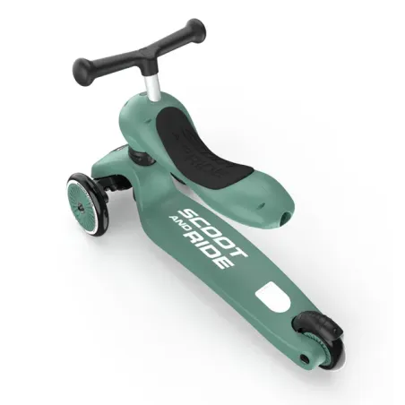 2-in-1 Scoot And Ride Highwaykick 1 Forest Kolmerattaline tõukeratas