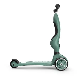 2-in-1 Scoot And Ride Highwaykick 1 Forest Kolmerattaline tõukeratas
