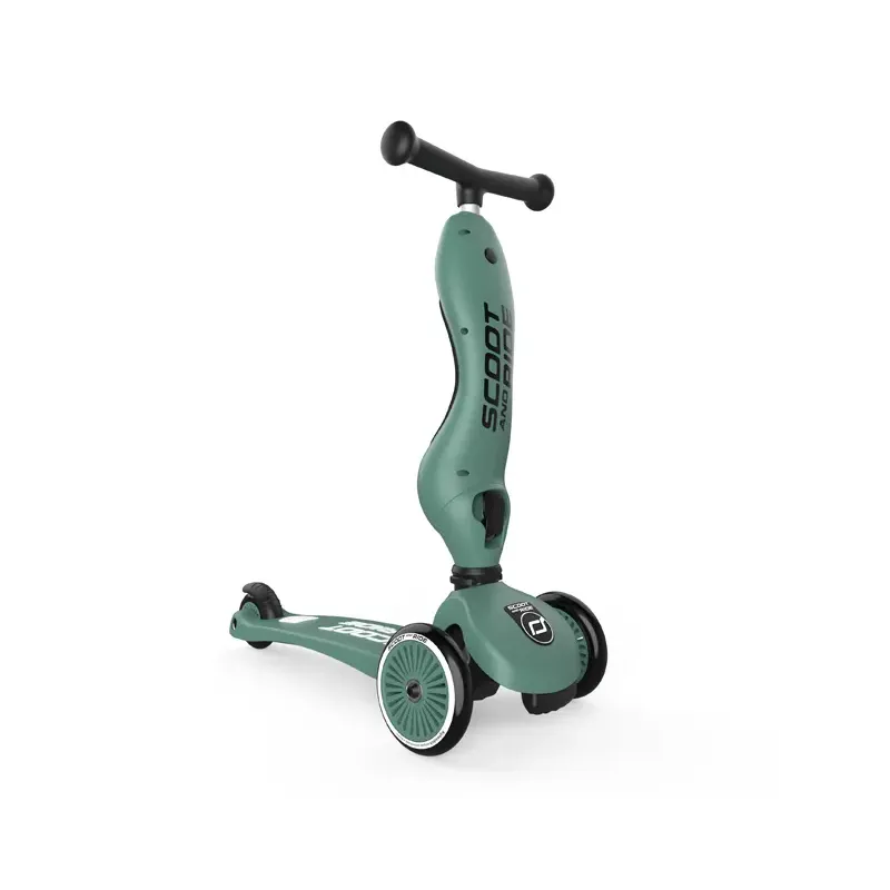 2-in-1 Kolmerattaline tõukeratas Scoot And Ride Highwaykick 1 Roheline - Laos!