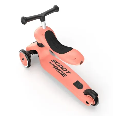 2-in-1 Scoot And Ride Highwaykick 1 Peach Kolmerattaline tõukeratas