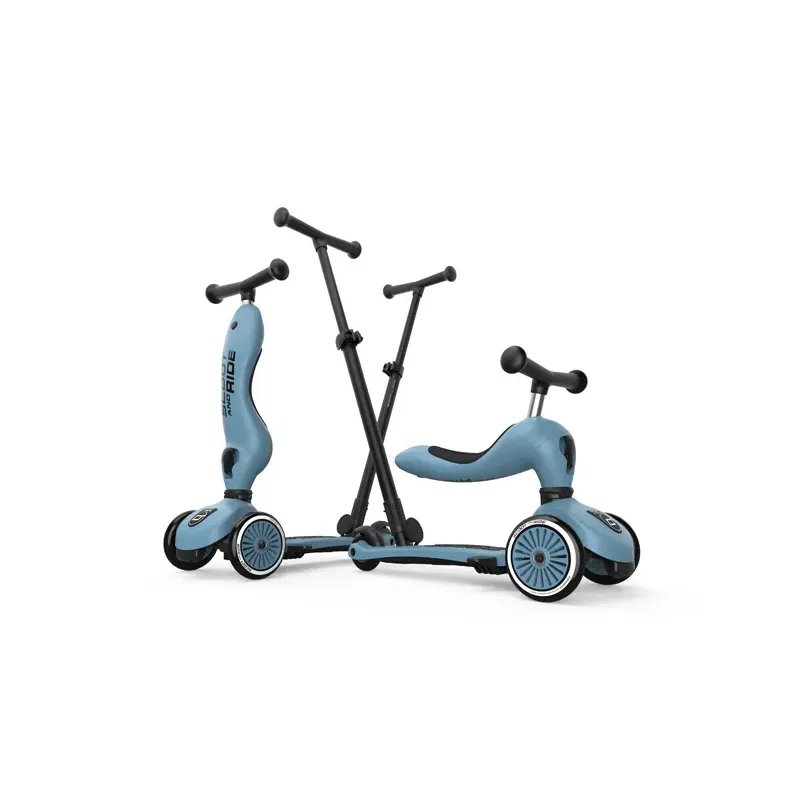 2-in-1 Kolmerattaline tõukeratas Scoot And Ride Highwaykick Push and Go