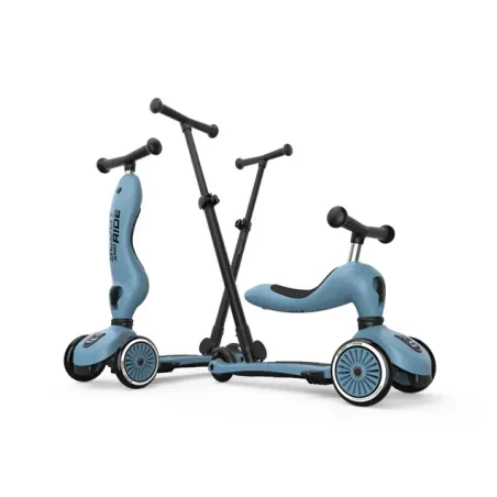 Трехколесный самокат 2-в-1 Scoot And Ride Highwaykick Push and Go