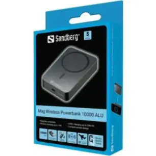 Sandberg 420-97 Mag Wireless Powerbank10000ALU Sandberg 420-97 Mag Wireless Powerbank10000ALU