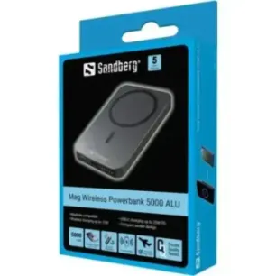 Sandberg 420-96 Mag Wireless Powerbank 5000ALU Sandberg 420-96 Mag Wireless Powerbank 5000ALU