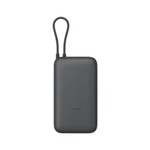 Xiaomi Power Bank 20000mAh (Integrated Cable), Dark Gray